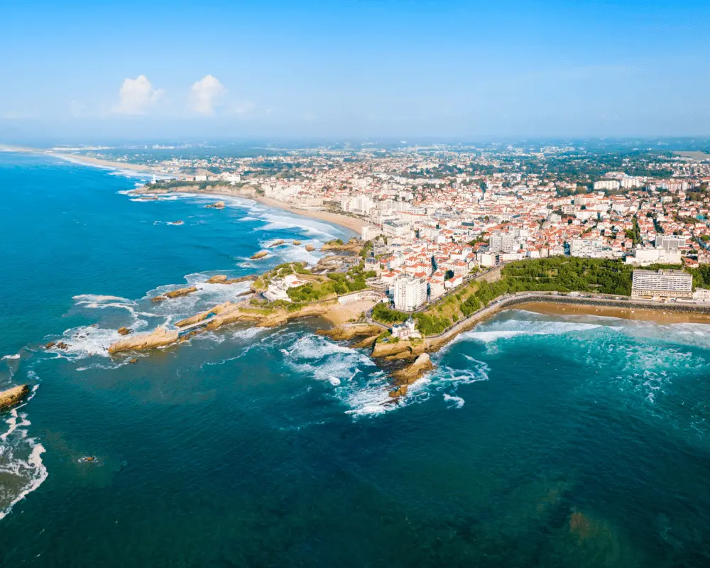 Infographie des prix immobiliers à Biarritz